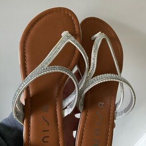Unisa Silver Strappy Sandals